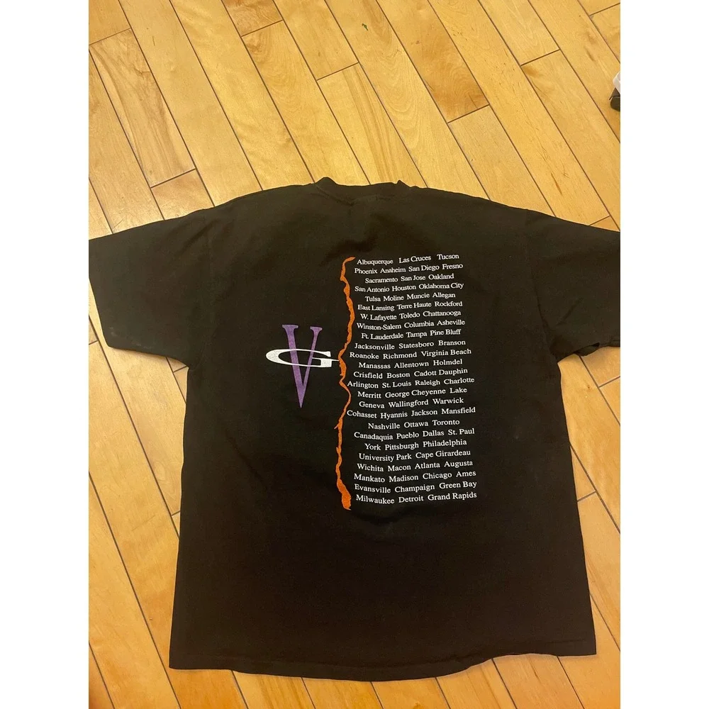 Vince Gill Vintage Tour T-Shirt Mens XL Black 2sided  Country Music Tee - Picture 8 of 9